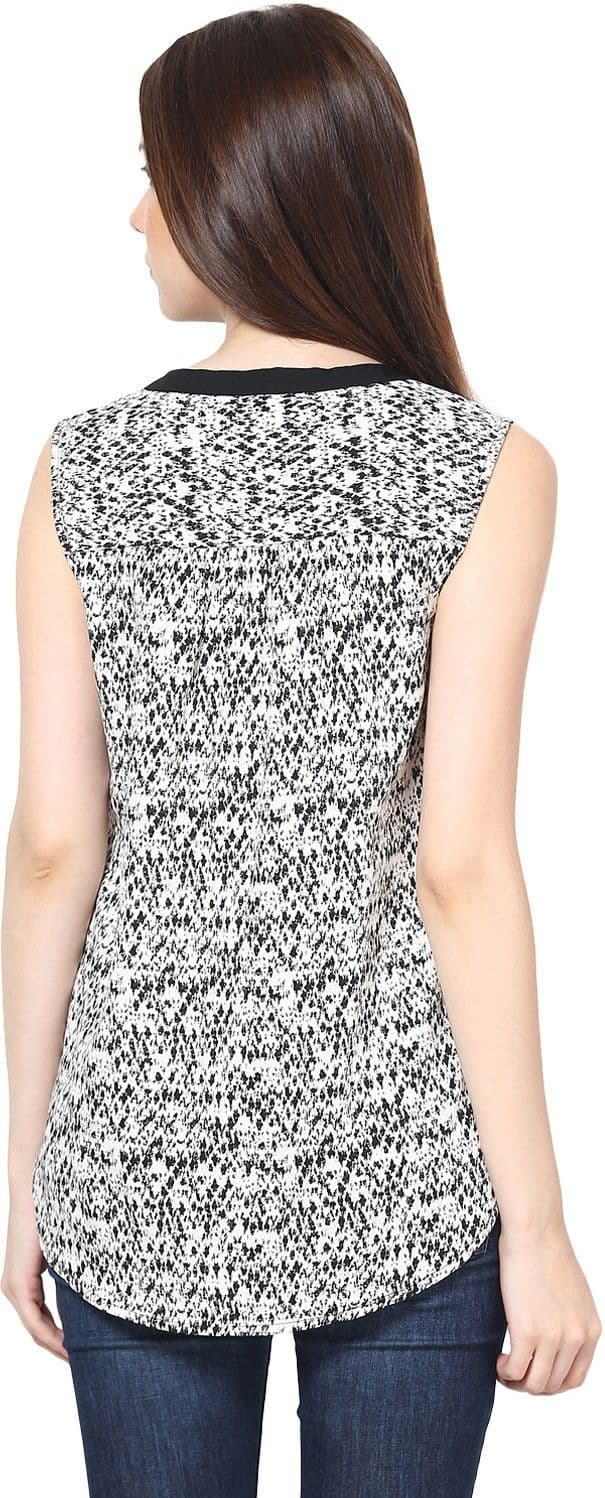 Harpa Casual Sleeveless Printed Women's Top view 4