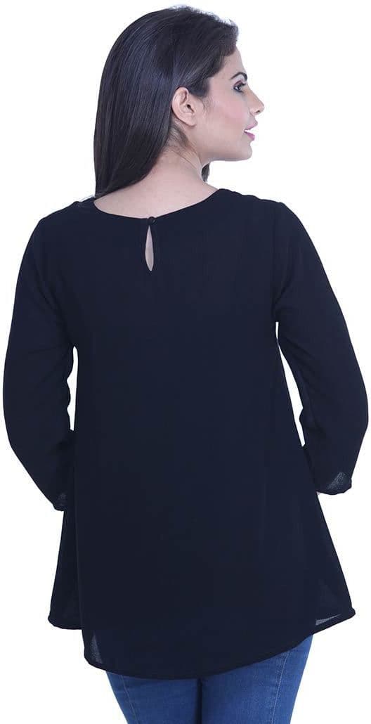 Orous Casual 3/4 Sleeve Printed Women's Top view 3
