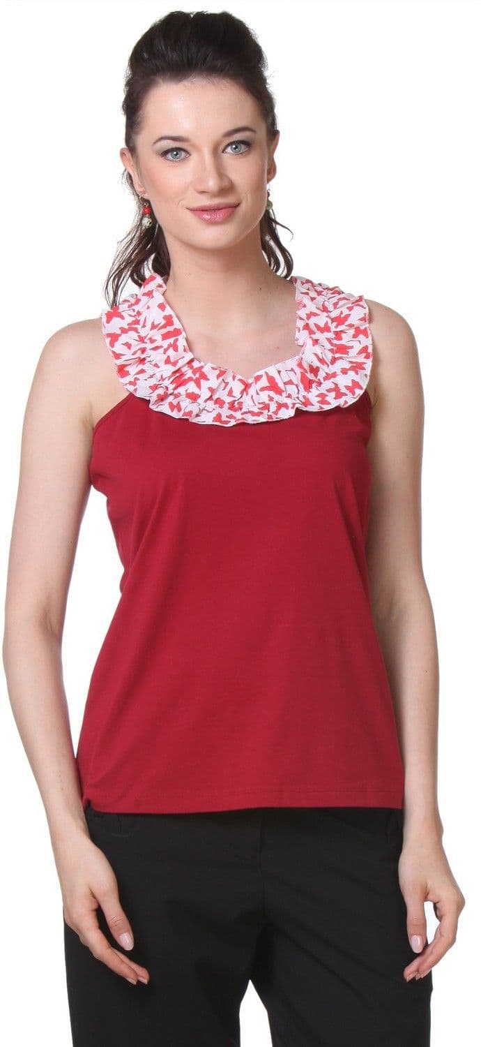 Kaaryah Formal Sleeveless Solid Women's Top