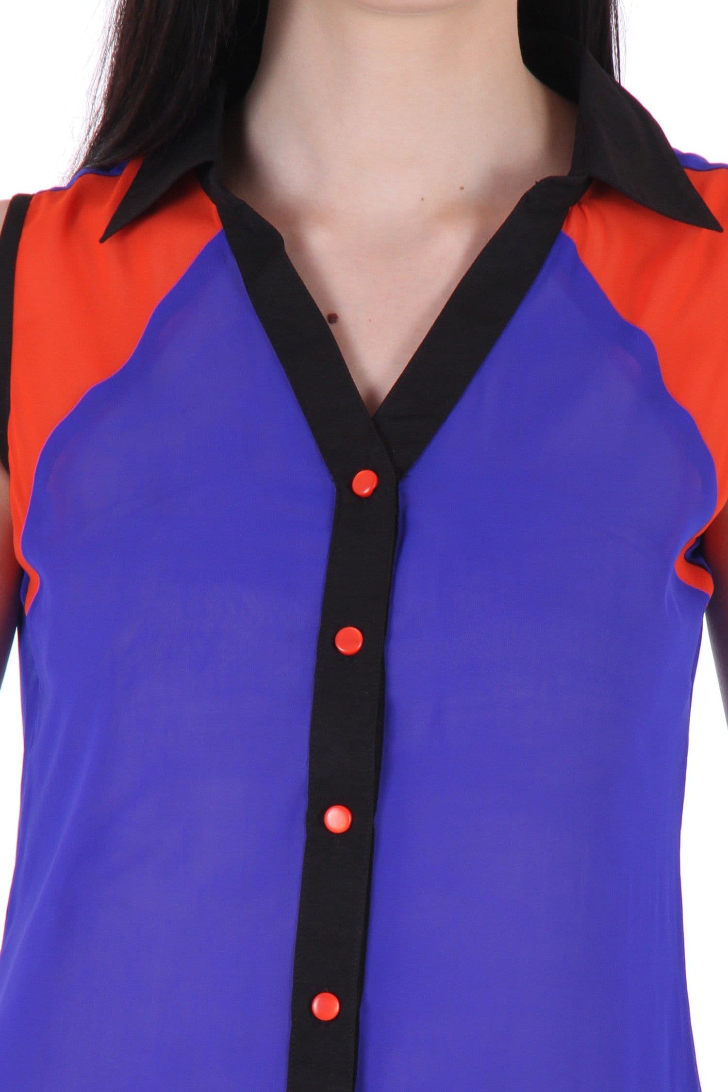 BONHEUR Casual Sleeveless Solid Women's Top view 6