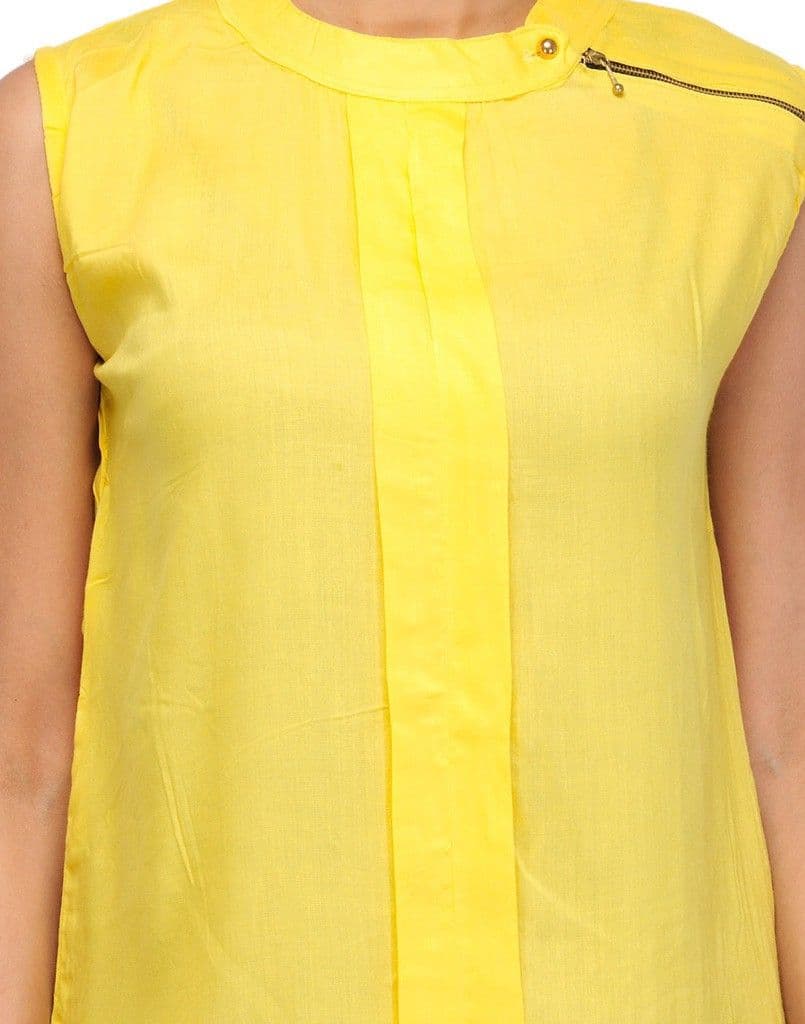 esoft Casual Sleeveless Solid Women's Top view 4