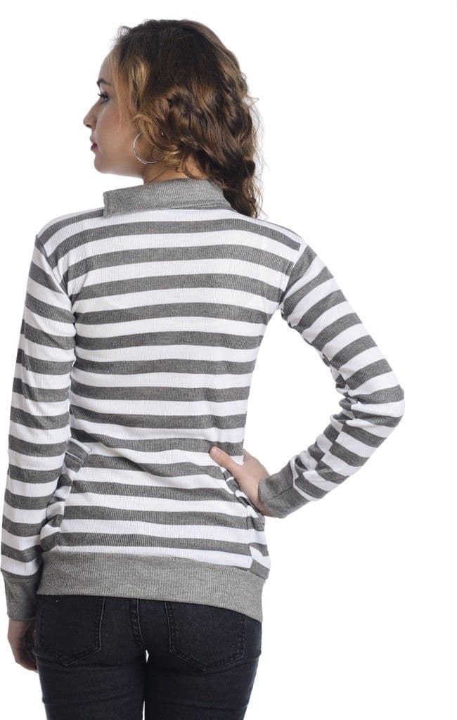 TeeMoods Casual Full Sleeve Striped Women's Top view 5