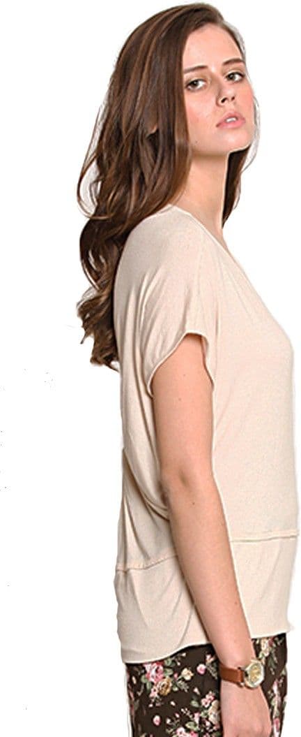 Zink London Casual Short Sleeve Solid Women's Top view 4