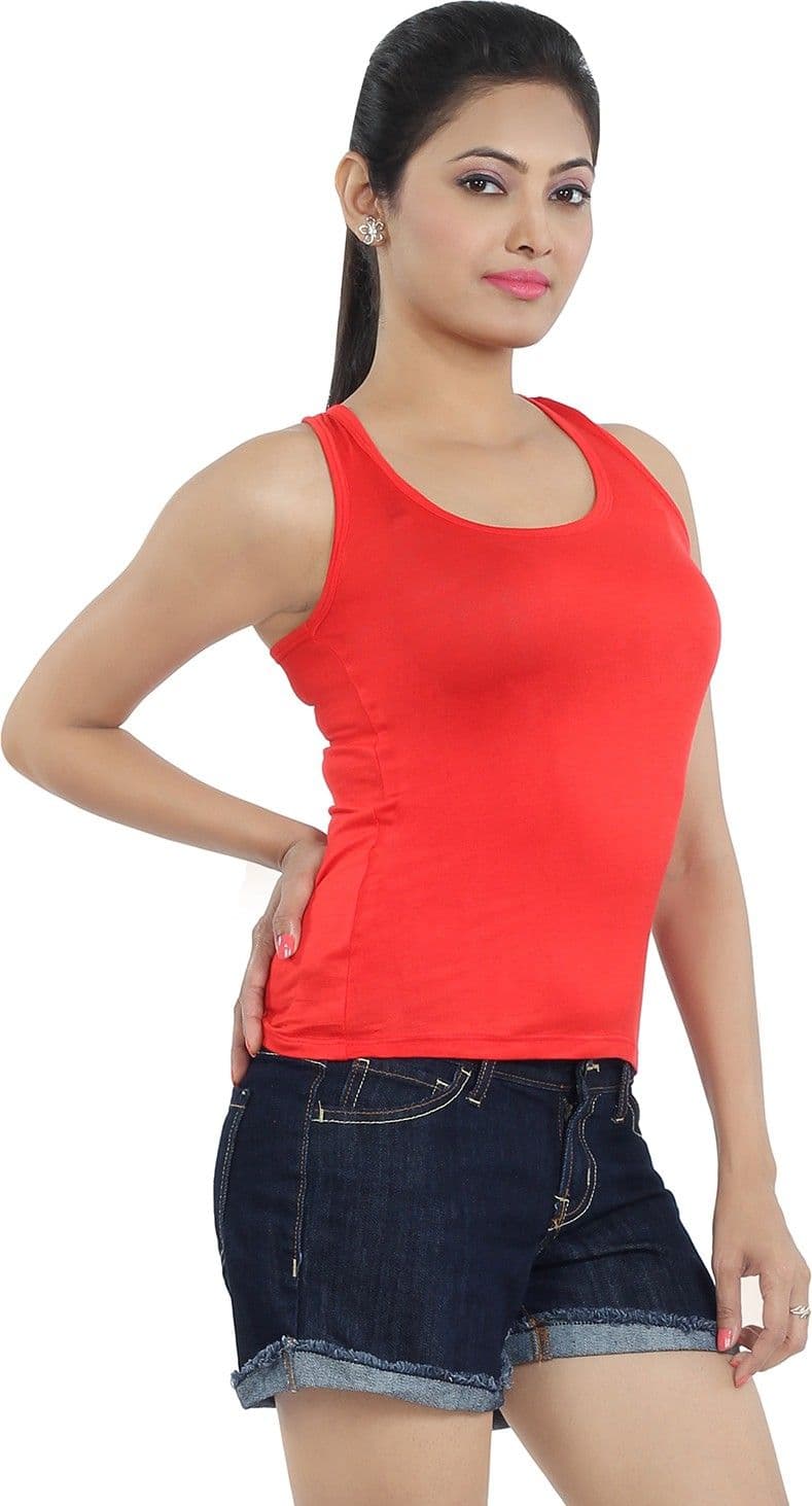 Kea Casual Sleeveless Solid Women's Top view 3