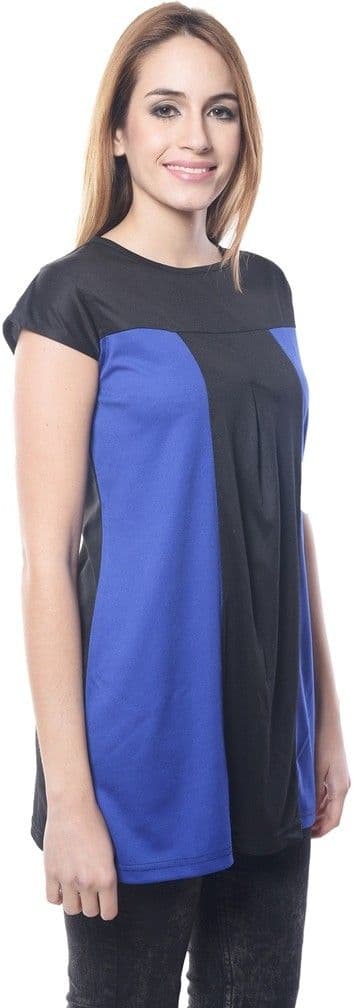 esoft Casual Short Sleeve Solid Women's Top view 3