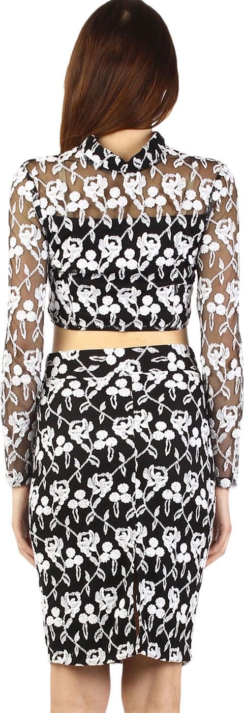 Ozel Studio Casual Full Sleeve Floral Print Women's Top view 2