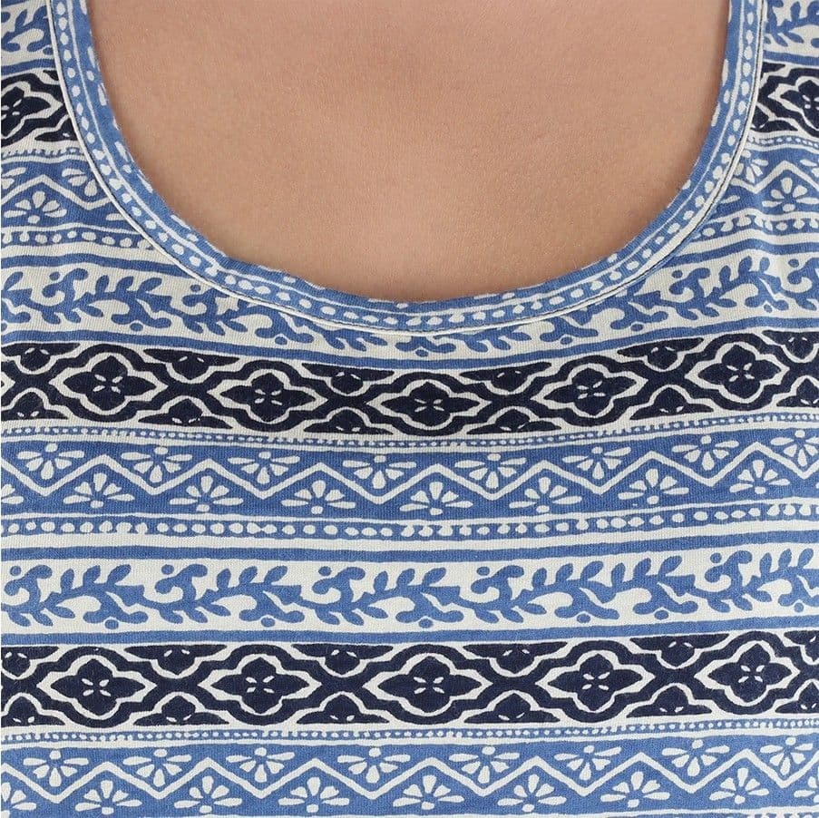 Megha Casual Short Sleeve Printed Women's Top view 5