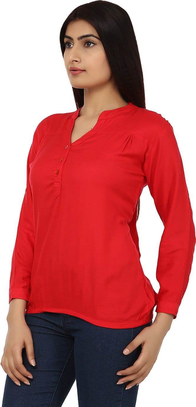 TeeMoods Casual Full Sleeve Solid Women's Top view 2