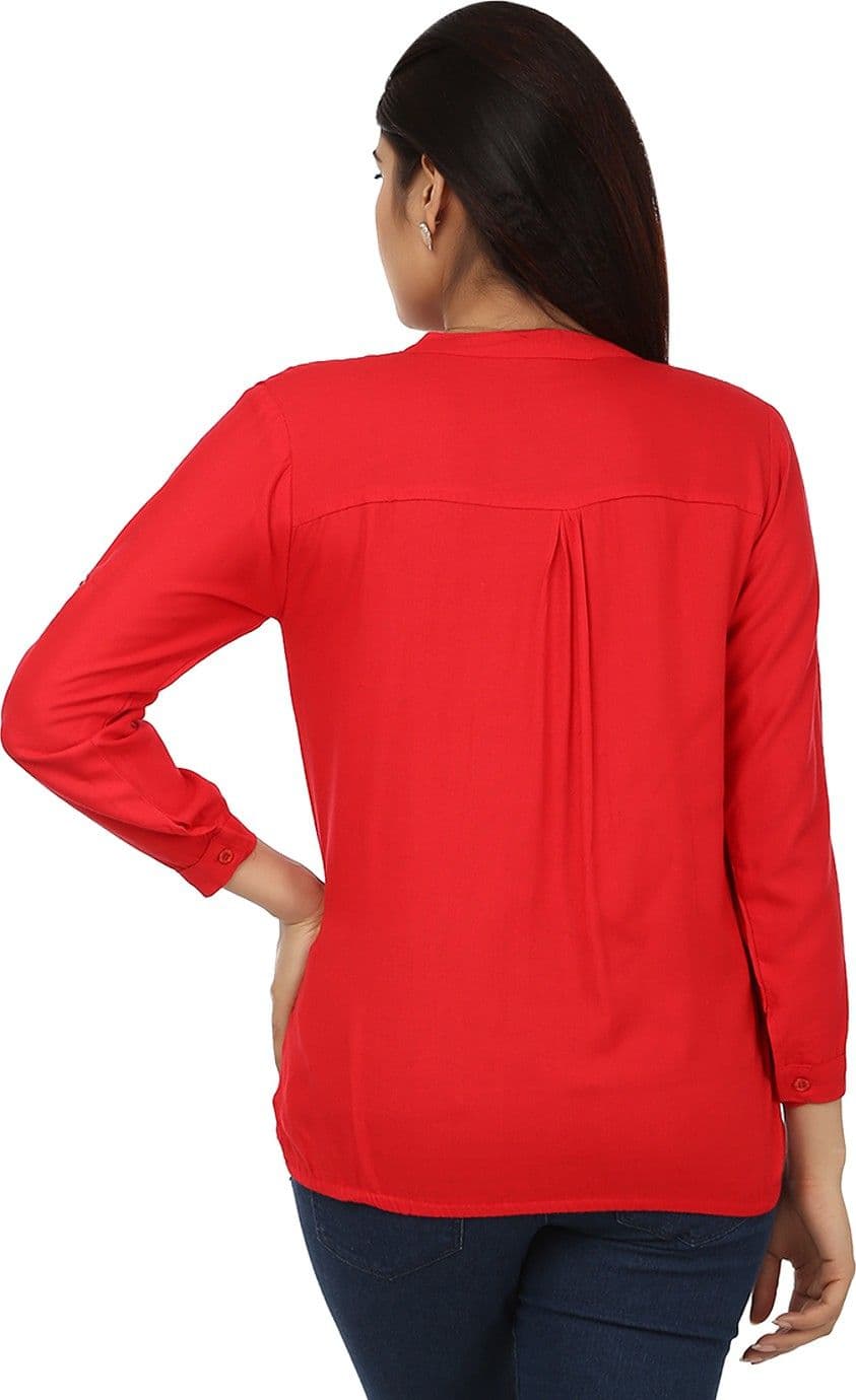TeeMoods Casual Full Sleeve Solid Women's Top view 3