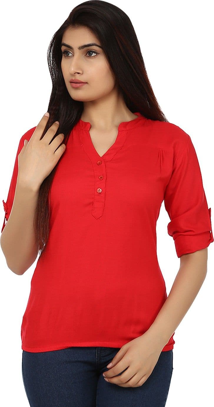 TeeMoods Casual Full Sleeve Solid Women's Top