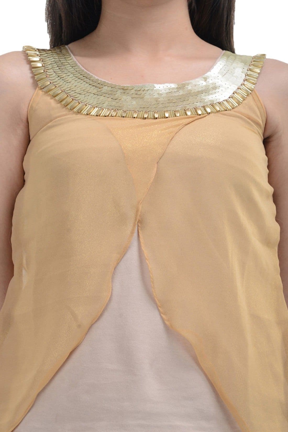 No Code Party Sleeveless Embellished Women's Top view 5