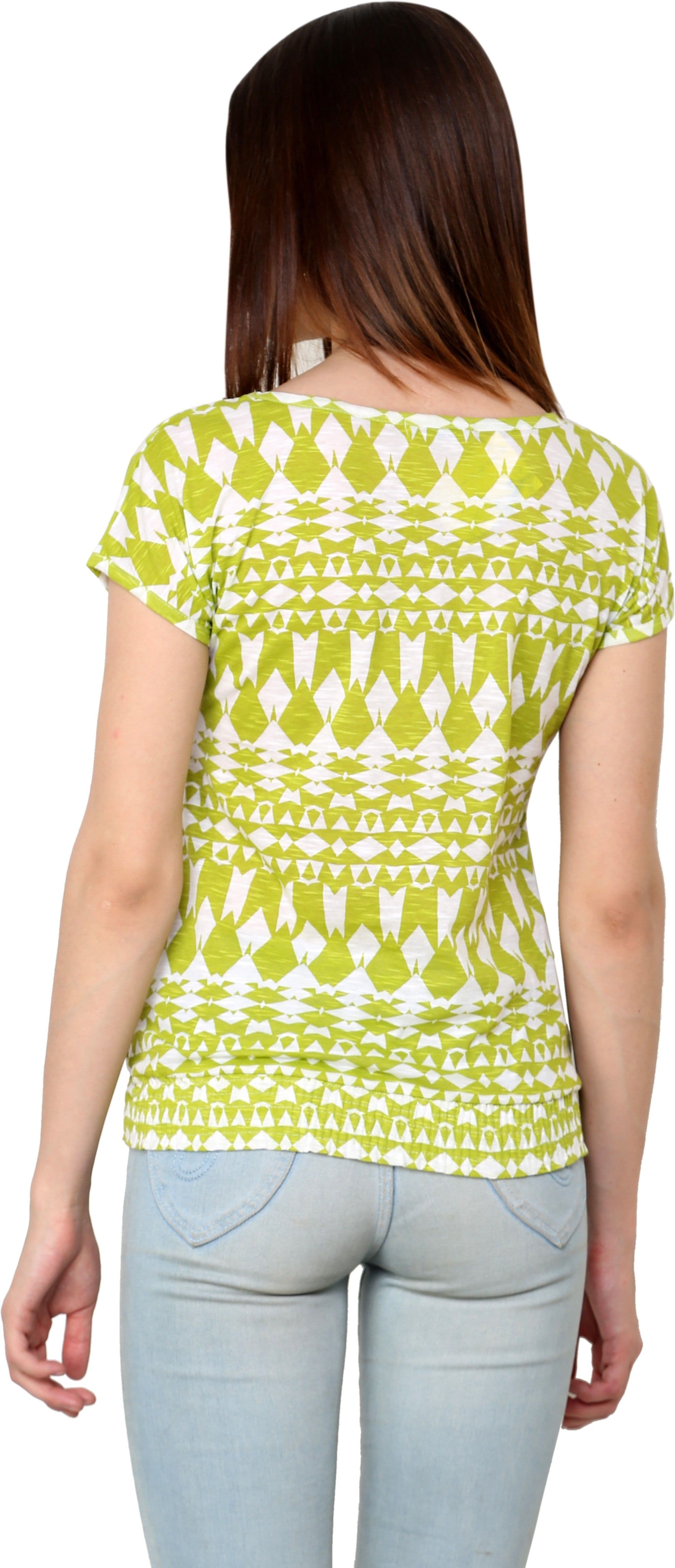 Shilpkala Casual Cape Sleeve Printed Women's Top view 2
