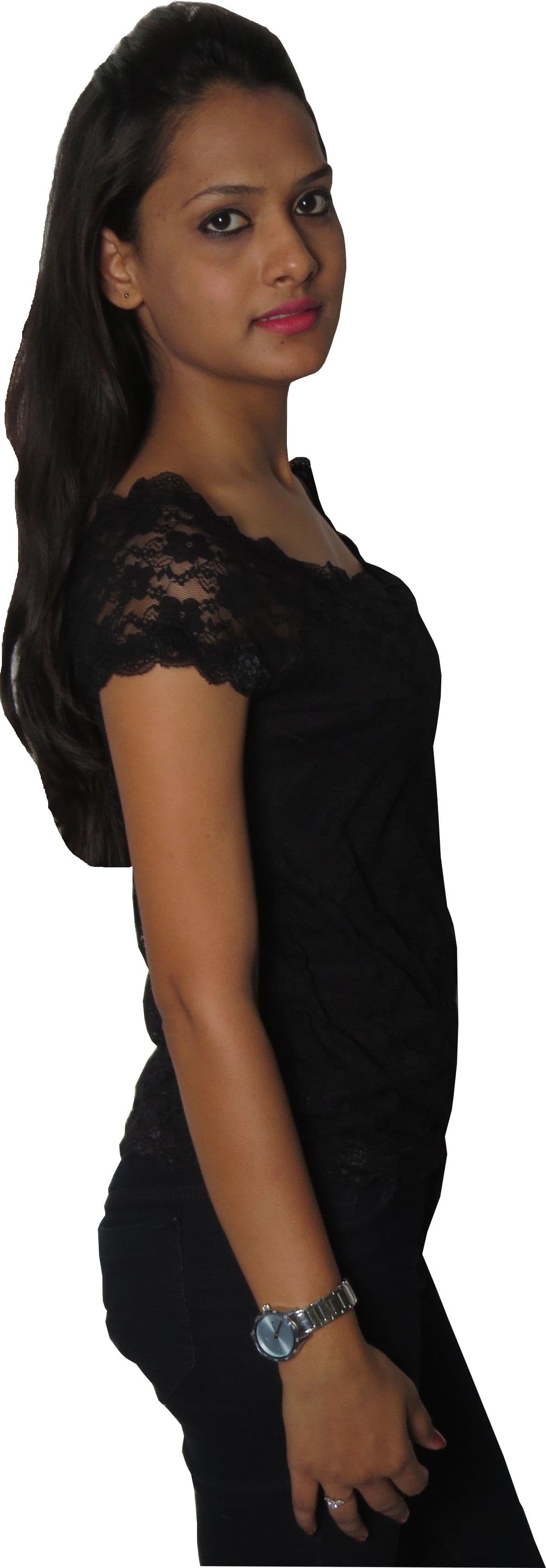 Modo Vivendi Casual Short Sleeve Solid Women's Top view 2