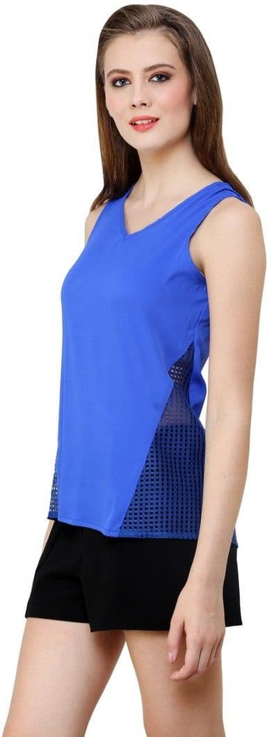Shilpkala Casual Sleeveless Solid Women's Top view 3