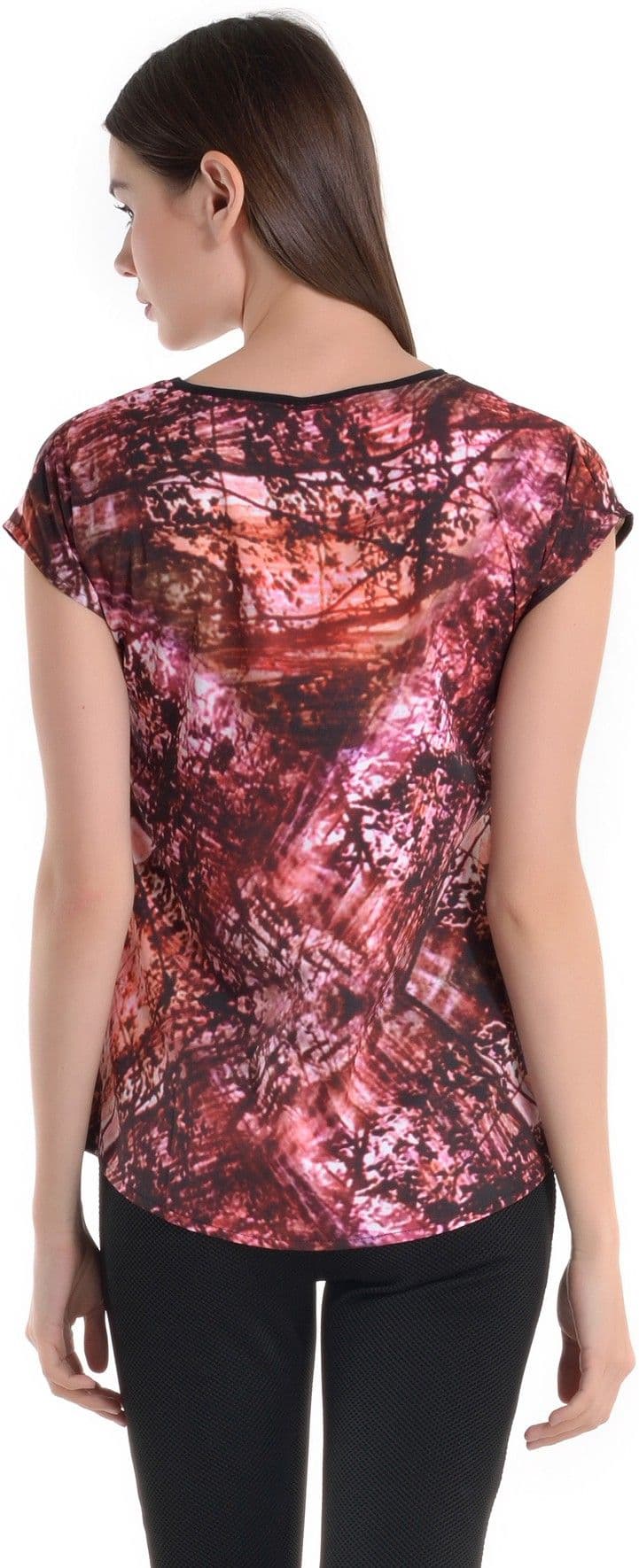 Kazo Casual Short Sleeve Printed Women's Top view 3