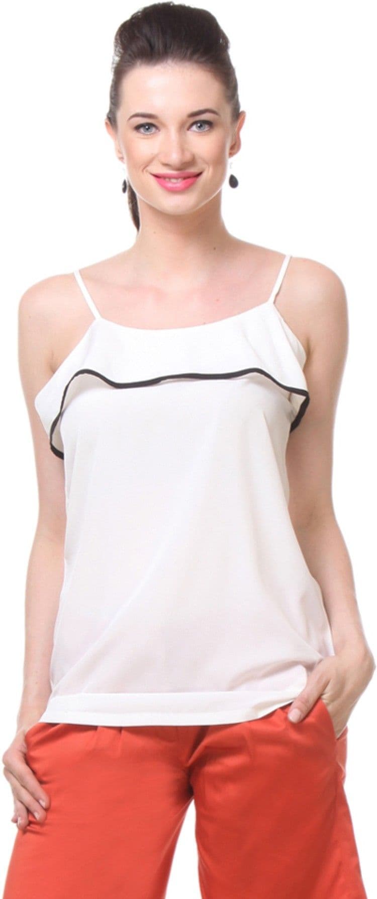 Kaaryah Formal Sleeveless Solid Women's Top