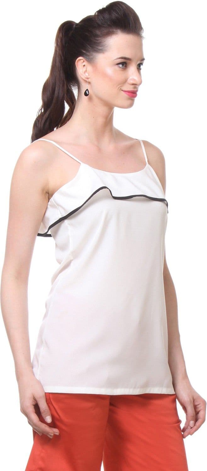 Kaaryah Formal Sleeveless Solid Women's Top view 3
