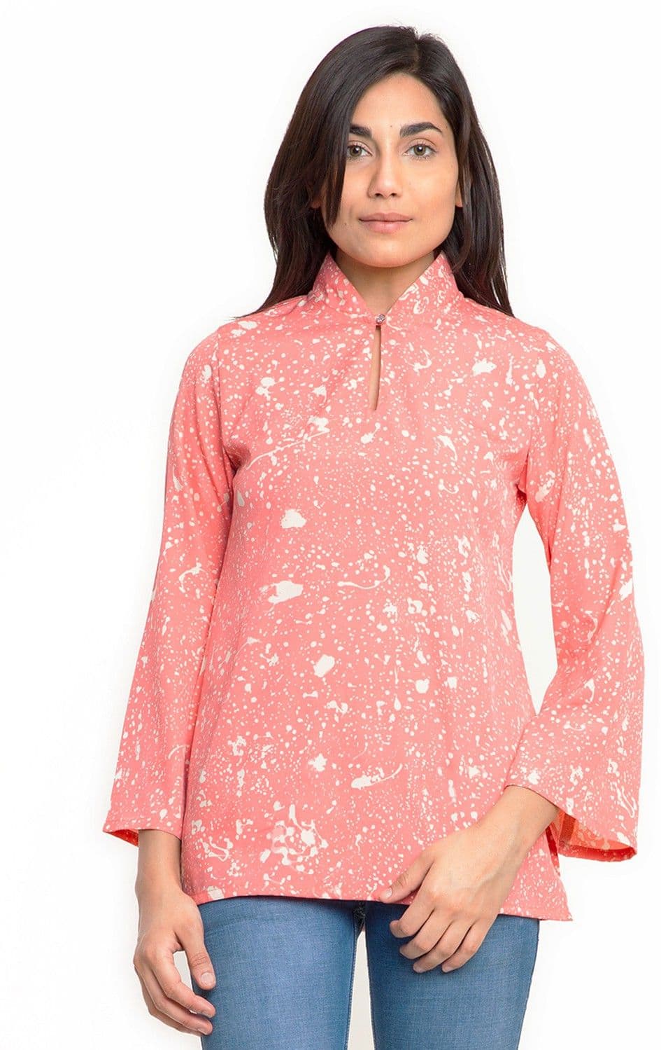 Femninora Casual Full Sleeve Printed Women's Top