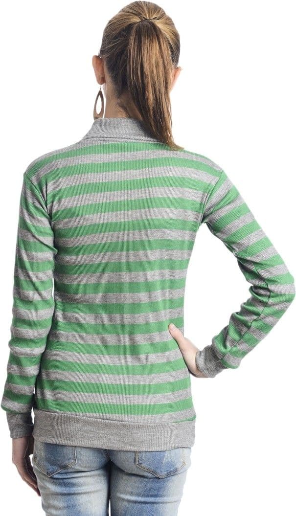 TeeMoods Casual Full Sleeve Striped Women's Top view 5