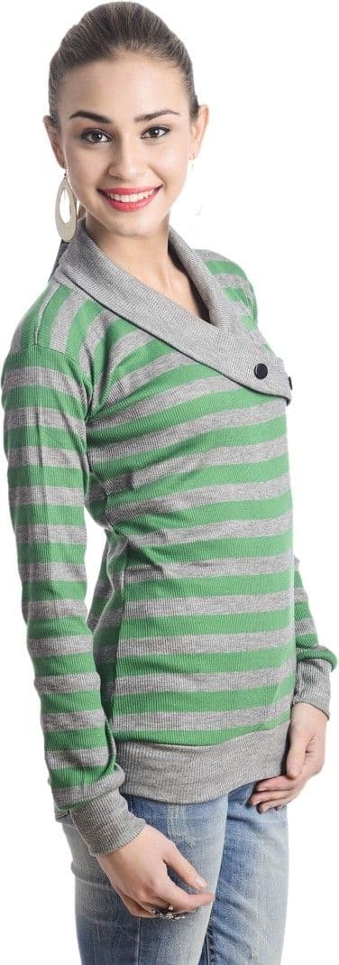 TeeMoods Casual Full Sleeve Striped Women's Top view 7