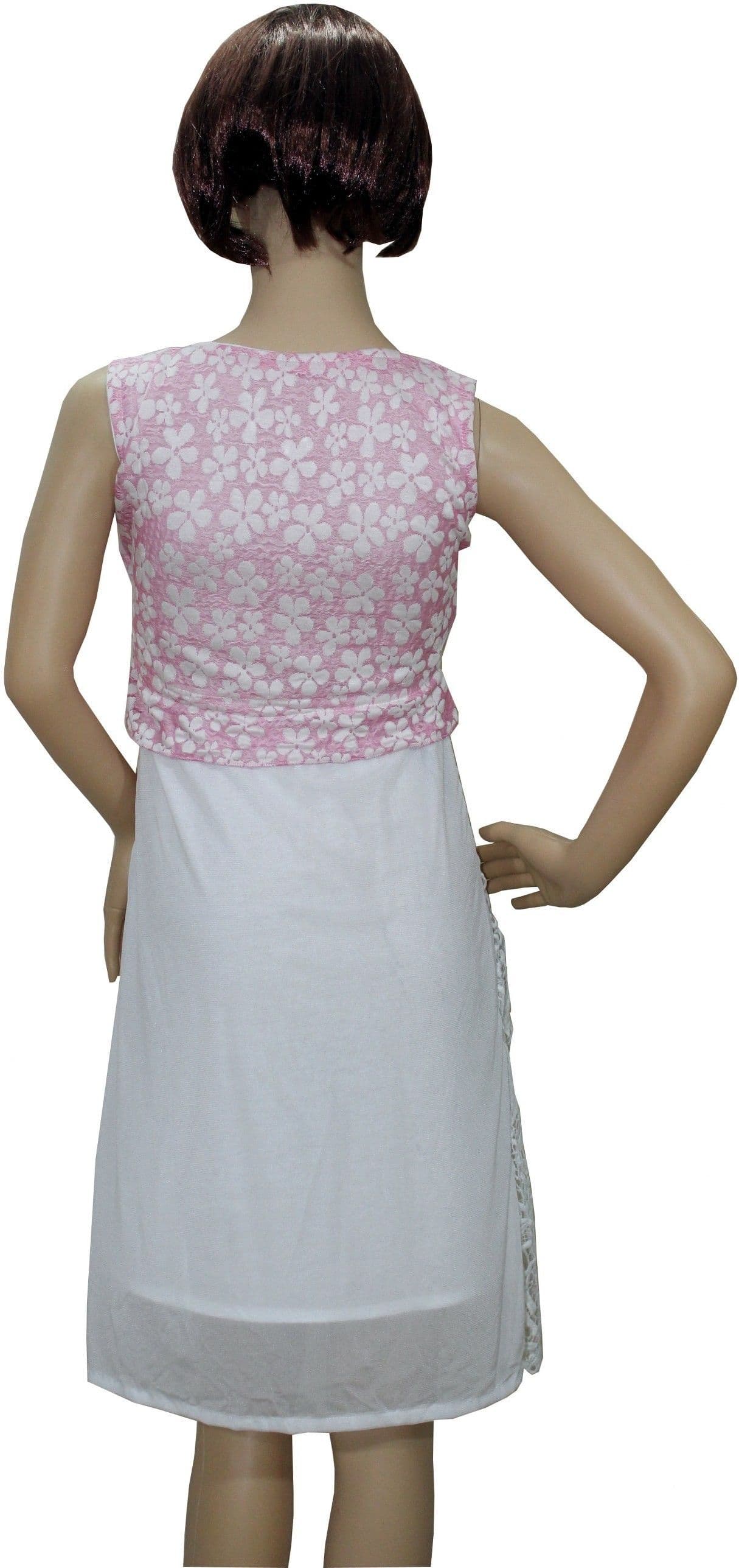 Sarva Casual, Party Sleeveless Self Design, Printed Women's Top view 3