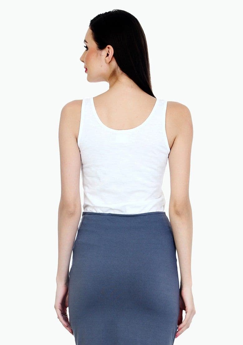 FabAlley Casual Sleeveless Solid Women's Top view 2