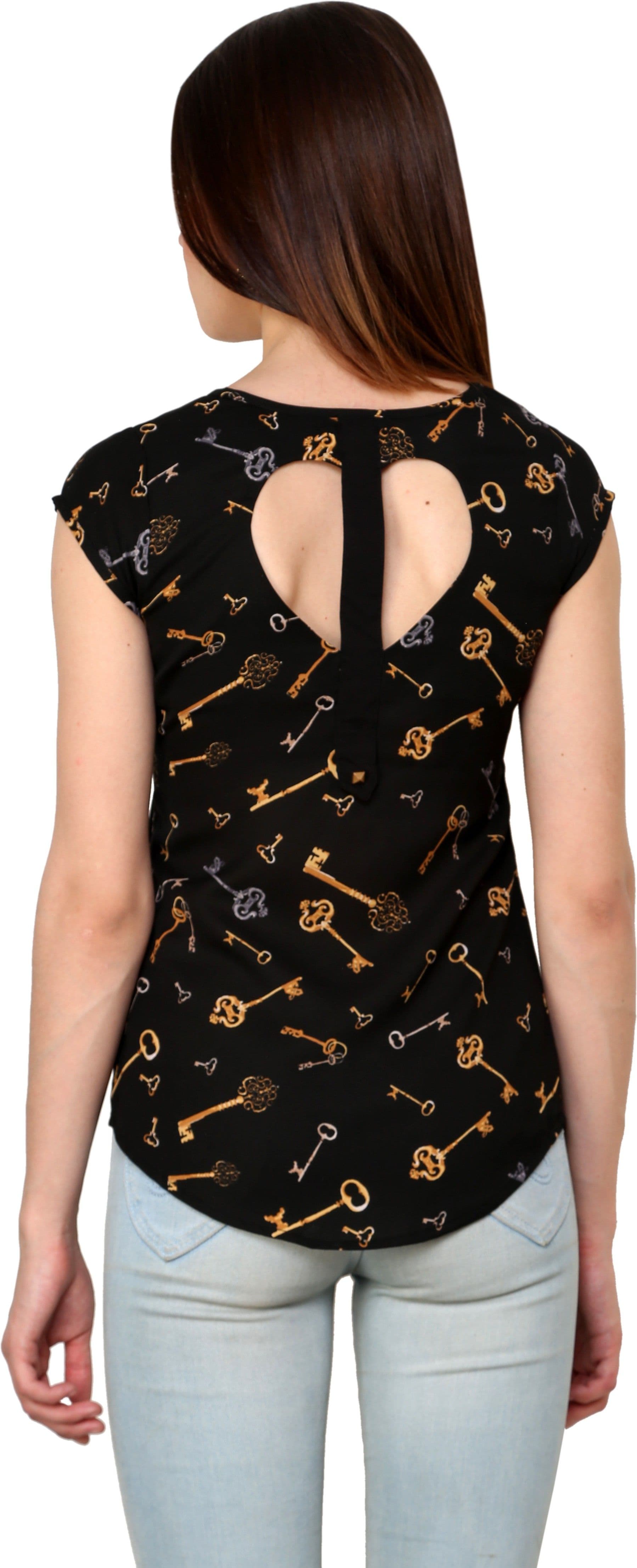 Shilpkala Casual Short Sleeve Printed Women's Top view 2