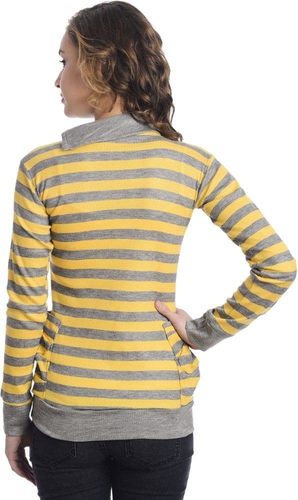 TeeMoods Casual Full Sleeve Striped Women's Top view 4