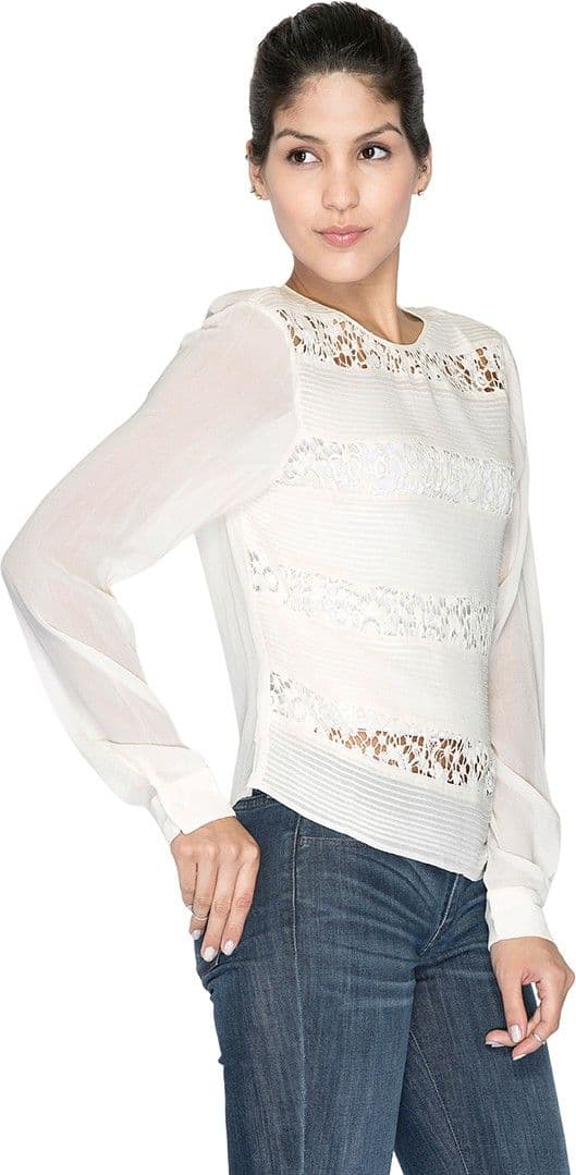 Aaliya Festive Full Sleeve Self Design Women's Top view 4