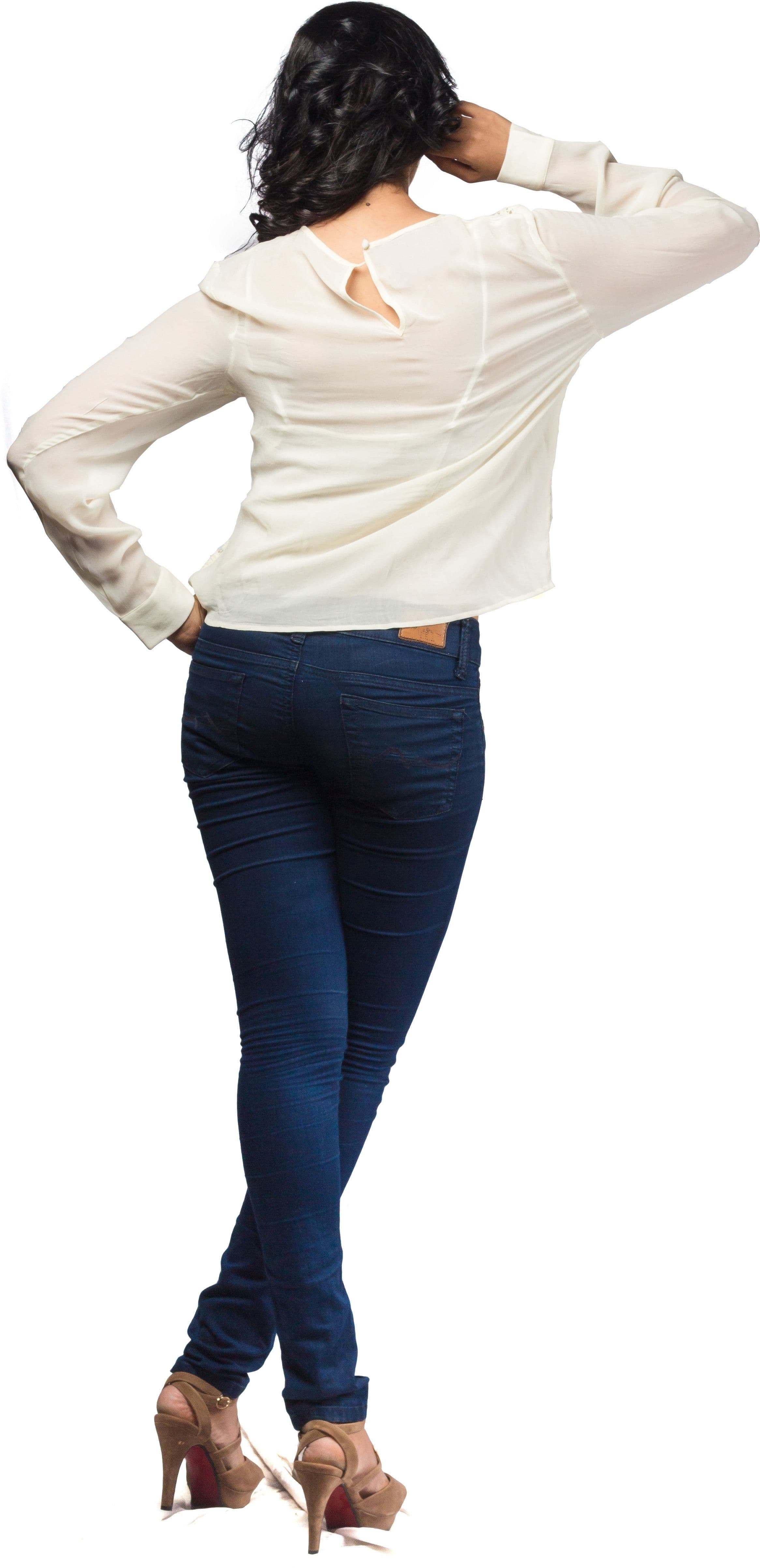 Aaliya Festive Full Sleeve Self Design Women's Top view 5