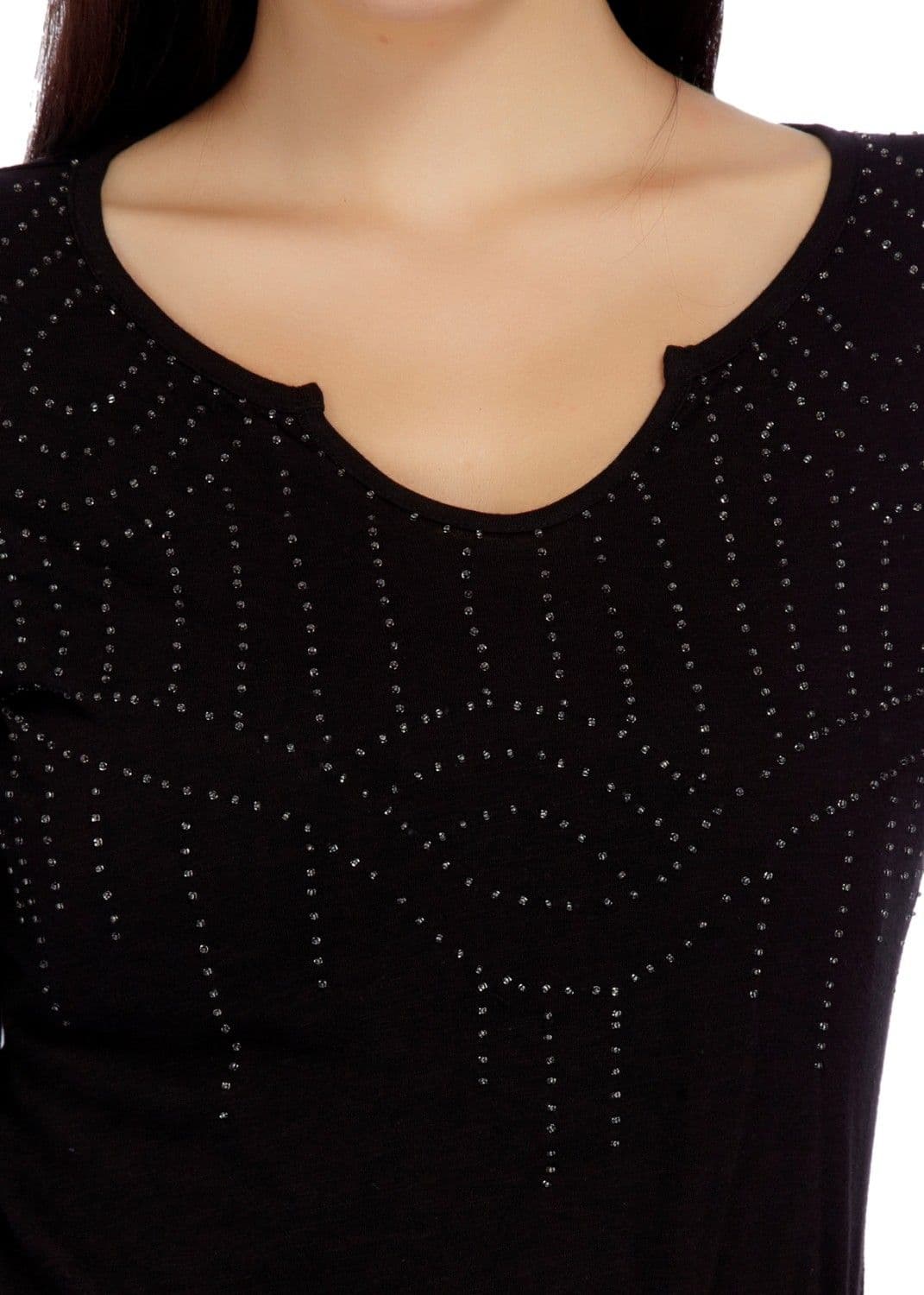 Meish Casual Full Sleeve Embellished Women's Top view 6