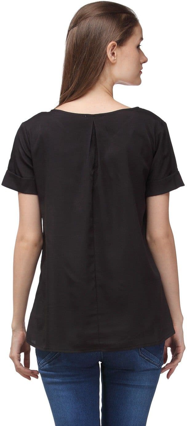 Ausy Casual Short Sleeve Printed Women's Top view 3