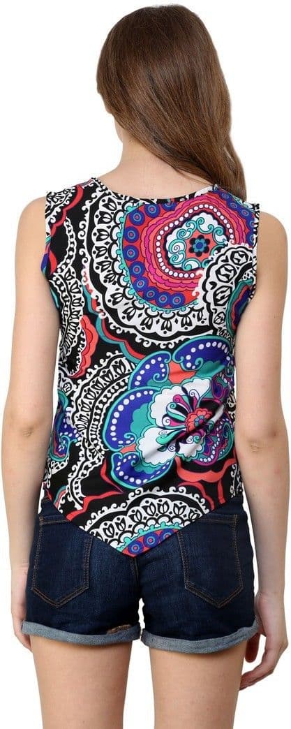 Shilpkala Casual Sleeveless Printed Women's Top view 3