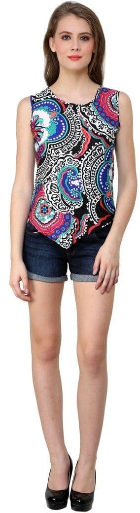 Shilpkala Casual Sleeveless Printed Women's Top view 5