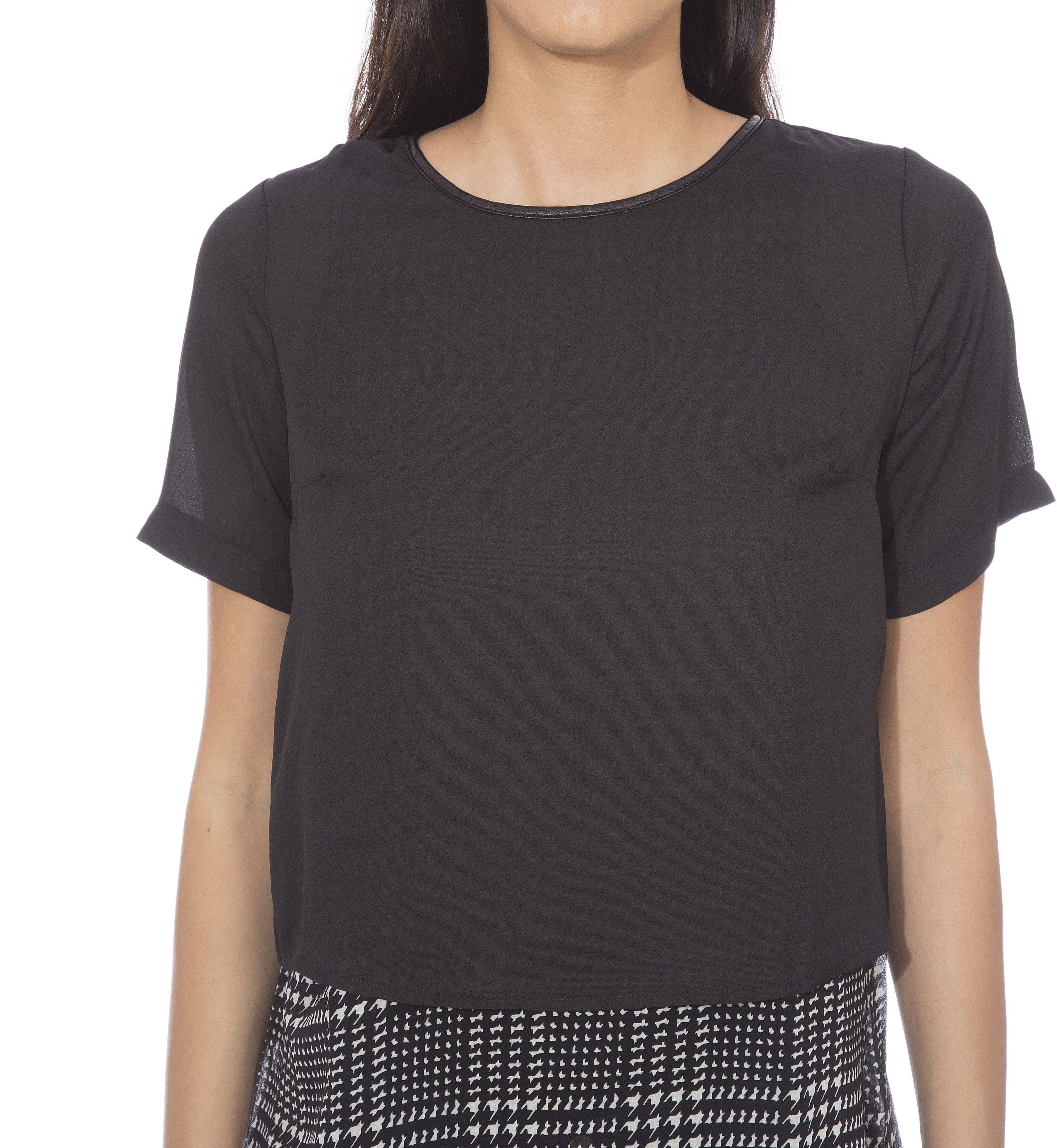 Wowww Casual Short Sleeve Solid Women's Top view 6