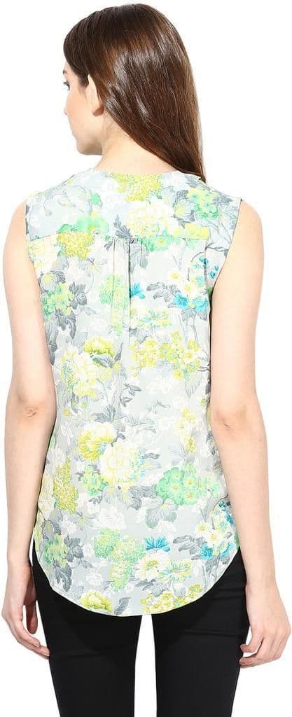 The Vanca Formal Sleeveless Printed Women's Top view 3