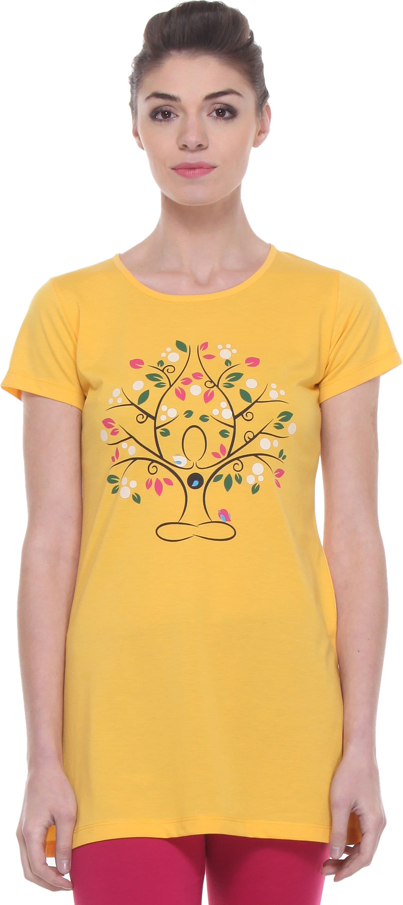 TAB91 Casual Short Sleeve Printed Women's Top
