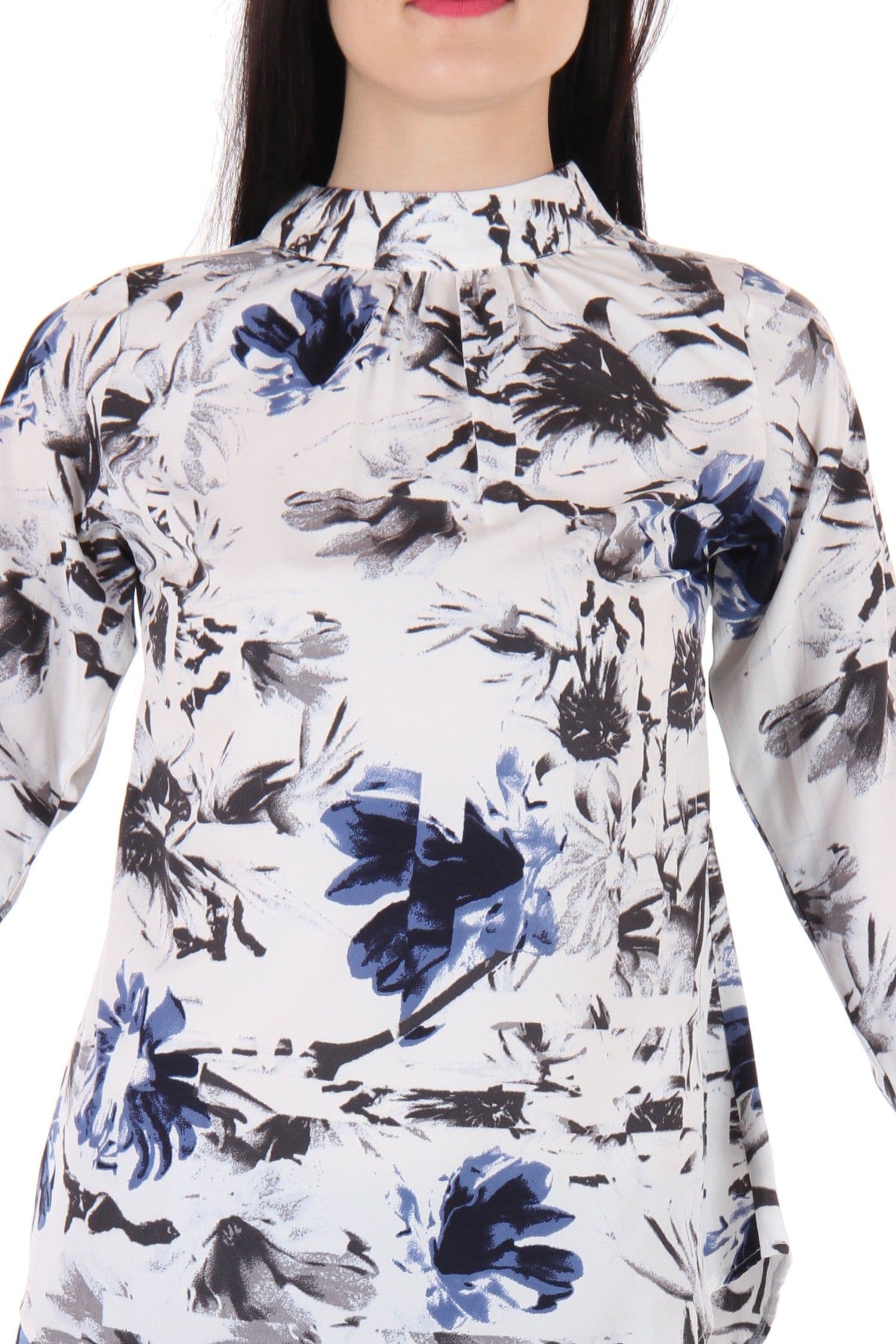 BONHEUR Casual Full Sleeve Floral Print Women's Top view 6
