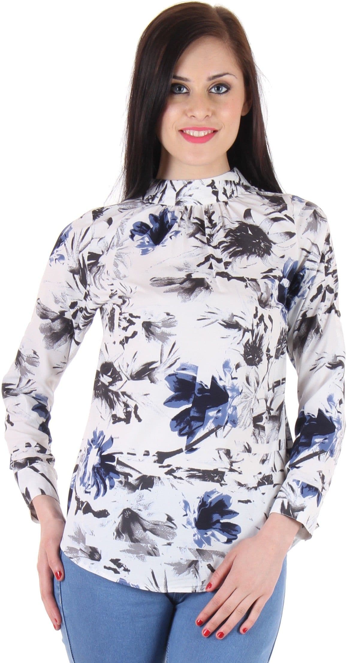 BONHEUR Casual Full Sleeve Floral Print Women's Top view 2