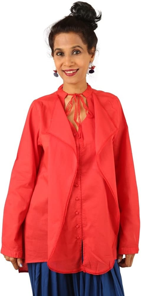 INDRICKA Casual Full Sleeve Solid Women's Top