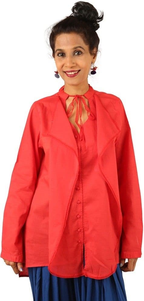 INDRICKA Casual Full Sleeve Solid Women's Top view 2