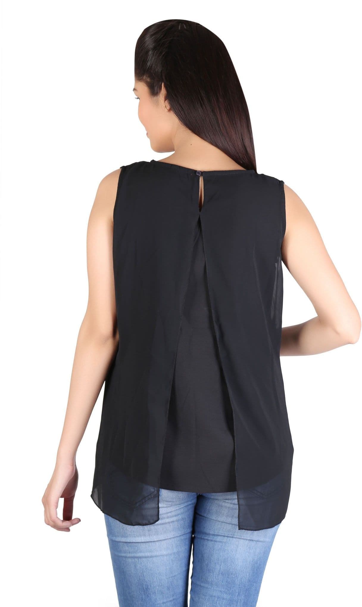 Rute Casual Sleeveless Embellished Women's Top view 4