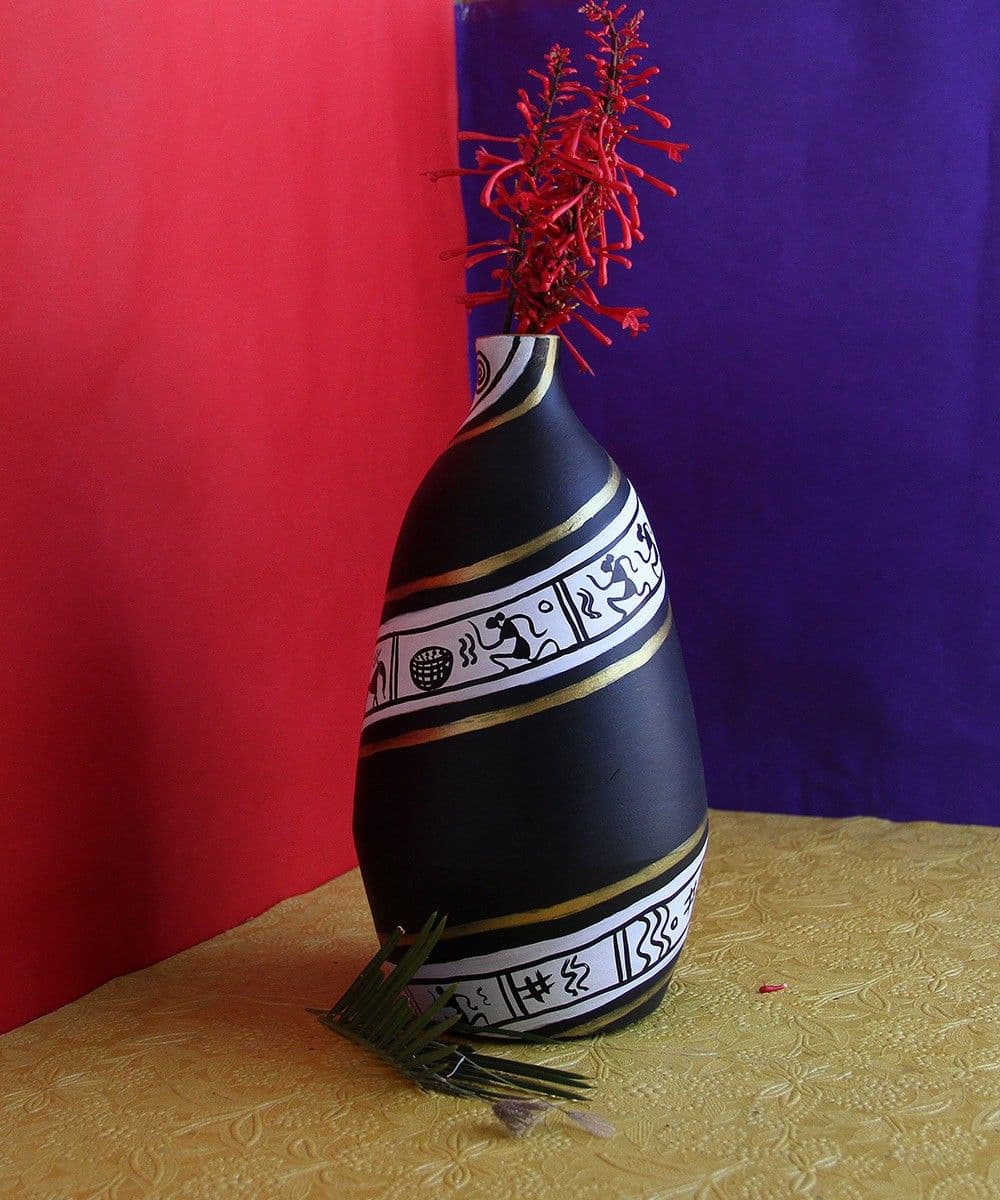 eKolhapuri Terracotta Vase view 3