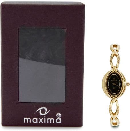 Maxima 21104BMLY Gold Analog Watch  - For Women view 7