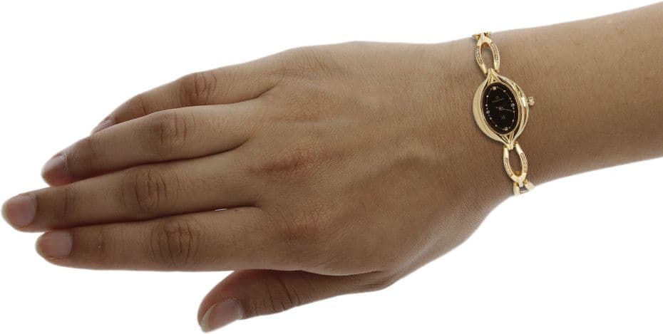 Maxima 21104BMLY Gold Analog Watch  - For Women view 4