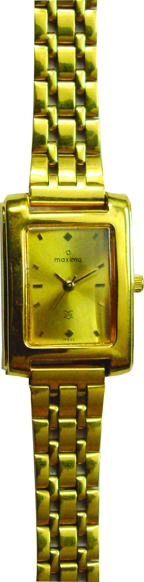 Maxima 19542CPLY Mac Gold Analog Watch  - For Women