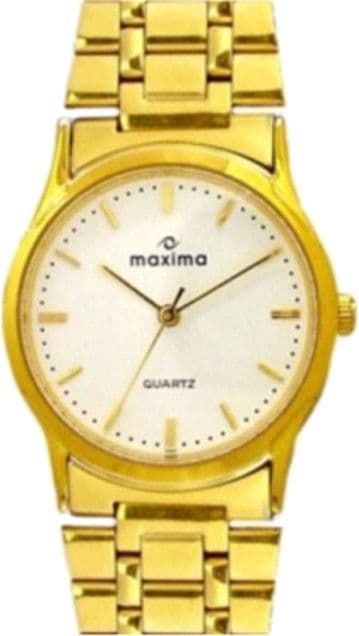 Maxima 01427CMGY Gold Analog Watch  - For Men