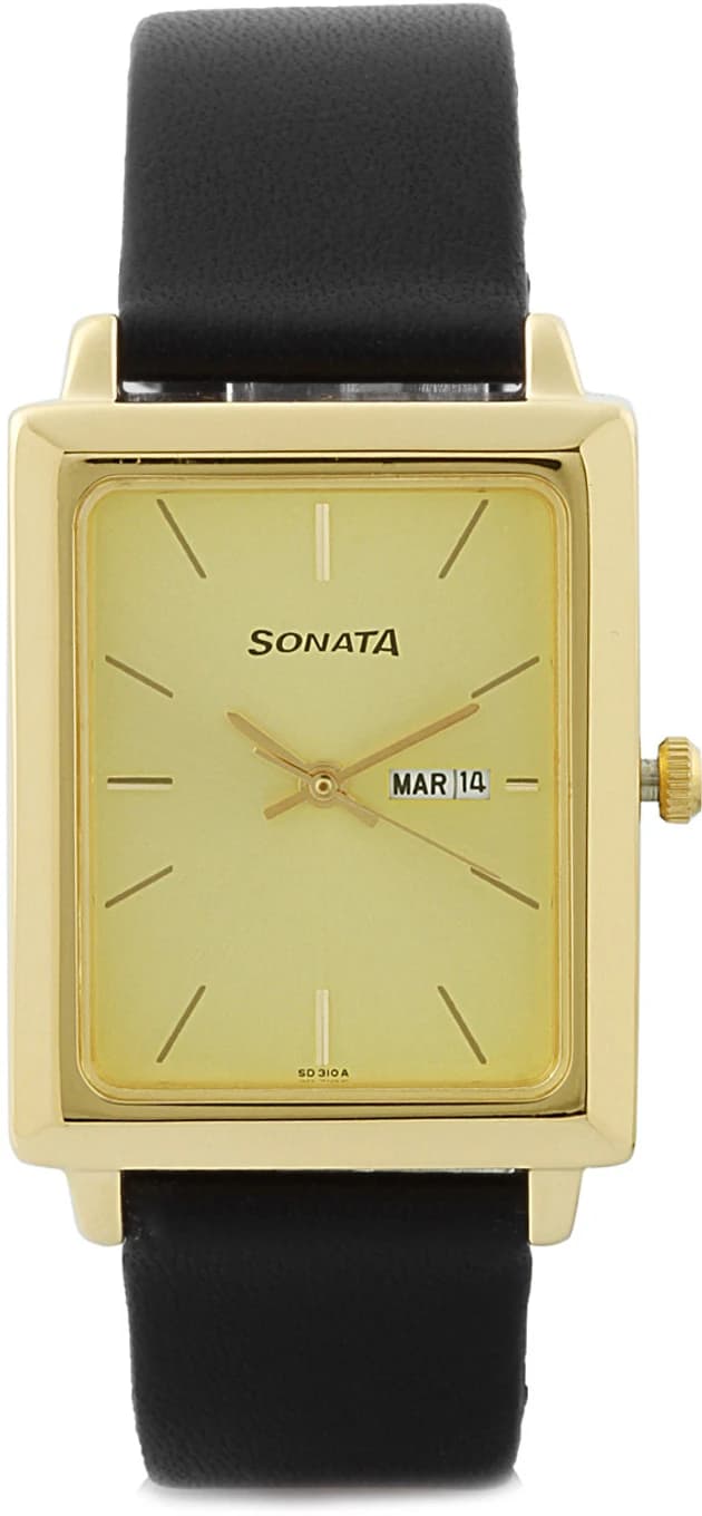 Sonata 7078YL04 Fiber Collection Analog Watch  - For Men