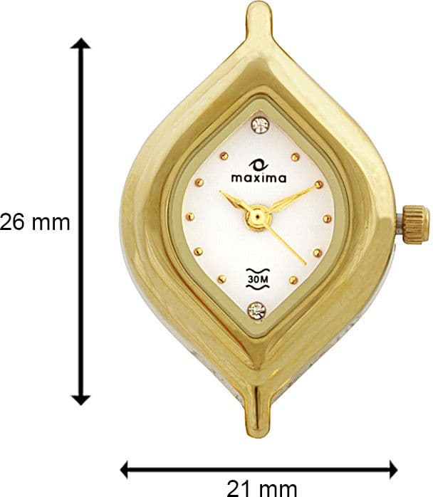 Maxima 22381BMLY Gold Analog Watch  - For Women view 3