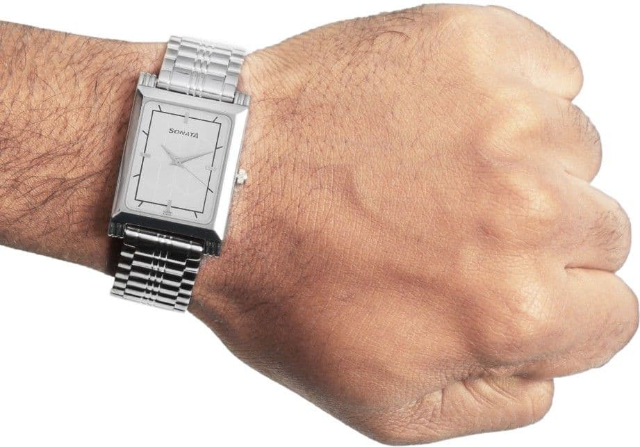 Sonata 77036SM02J Watch view 4